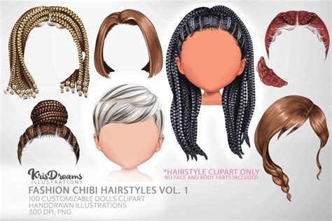 Chibi Hairstyles Add On Front Hair Clipart Chibi Hair Png