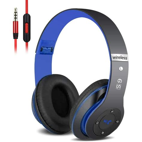 6s Wireless Bluetooth Headphones Over Ear Hi Fi Stereo Foldable