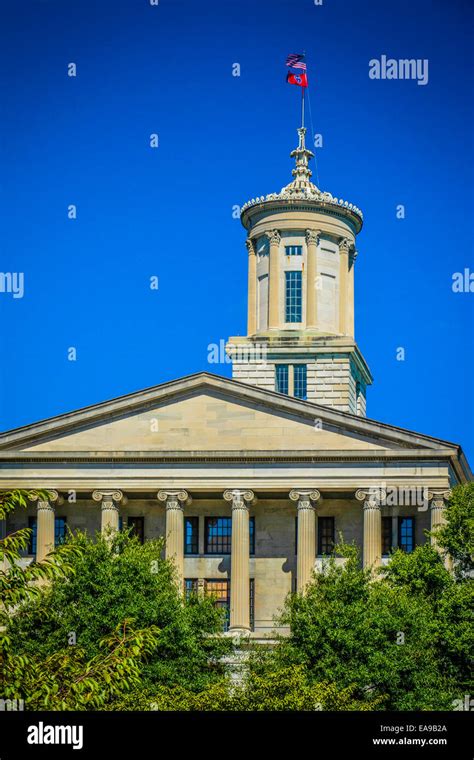 Tennessee State Capitol Building In Nashville Tn Stock Photo Alamy