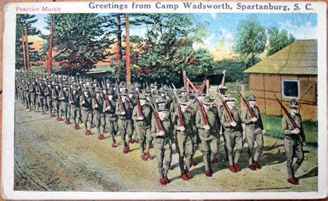 New York National Guardsmen Prepared For World War One Service At South