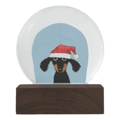 Dachshund Christmas Cute Holiday Wiener Dog Snow Globe