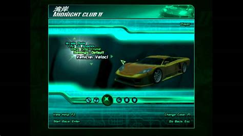 Midnight Club 2 Tutorial Played Onlineon Unlock All Cars Youtube