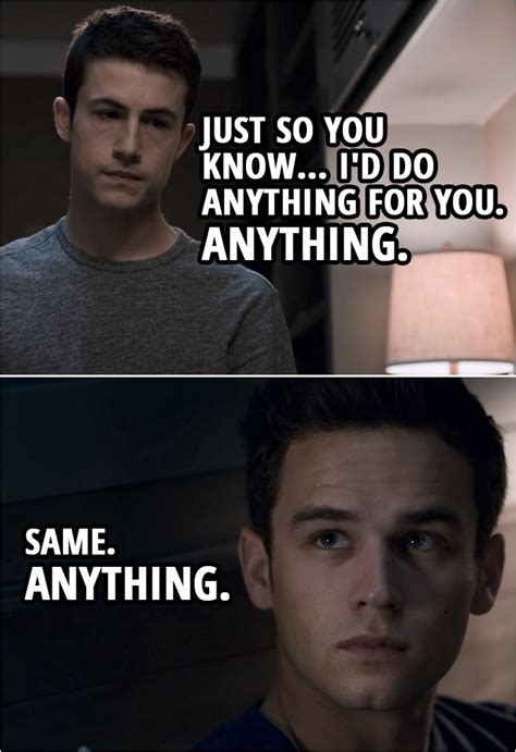Quote From The Tv Show 13 Reasons Why 3x09 Clay Jensen Just So You