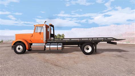 Gavril T Series Rollback Flatbed Tow Truck для Beamng Drive