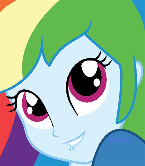 Rainbow Dash Flirty Face By Sjart117 On Deviantart Rainbow Dash
