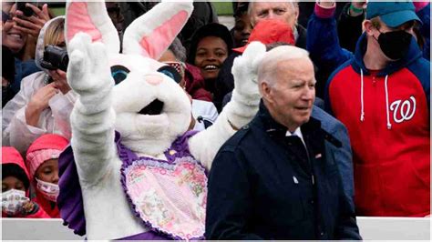 Watch Biden Easter Bunny Videos At Egg Roll Go Viral