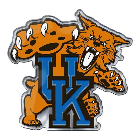 Kentucky Wildcats Auto Emblem Color Alternate Logo Sports Fan Shop