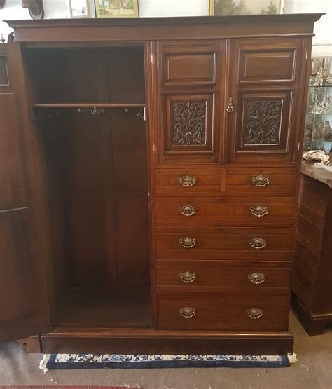 Antique Walnut Wardrobe