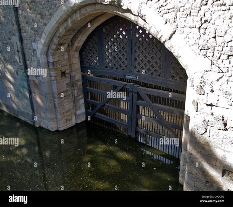Traitors Gate At The Tower Of London England Stock Photo Alamy