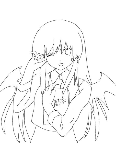 Lilith My Demon Girl Outline By Tismatty On Deviantart