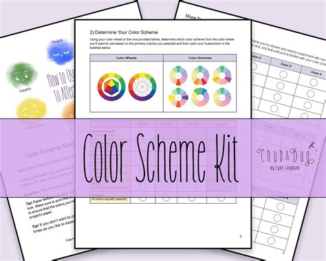 Color Theory Worksheet Color Theory Guide Pdf With Test Pages — Chub