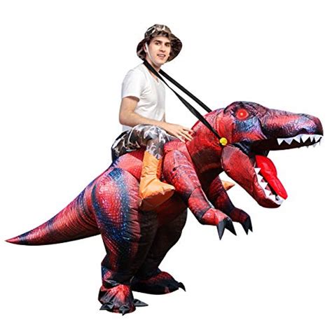 Goosh Halloween Inflatable Dinosaur Costume Child For Tall Air Blow Up