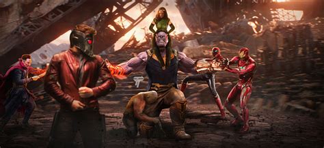 Thanos Vs Avengers Wallpaperhd Superheroes Wallpapers4k Wallpapers