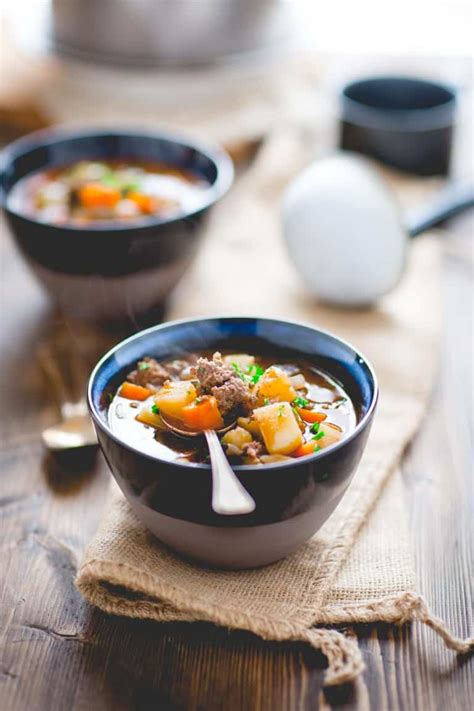 Using ground meat makes this a quick stew that can be cooked easily in 1 1/2 hours. quick beef stew - Healthy Seasonal Recipes