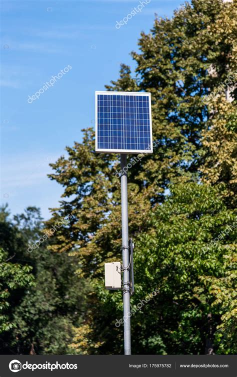 Solar Panel Supplies Street Sign And Lighting In The City Alternative