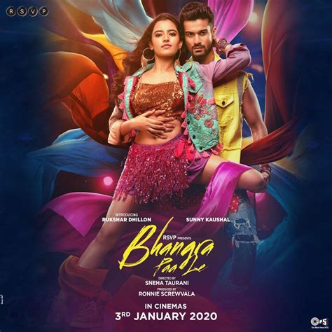 Bhangra Paa Le Movie Poster Stars Sunny Kaushal And Rukshar Dhillon