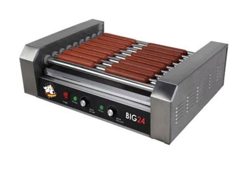 Roller Dog Rdb24ss Commercial Style 24 Hot Dog 9 Roller Grill Cooker