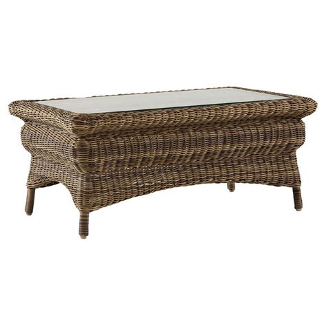 Whether used as a stylistic anchor or as a place for everyone to gather around, it will often be the focus of your living room. South Sea Rattan Provence Wicker Coffee Table - Wicker.com