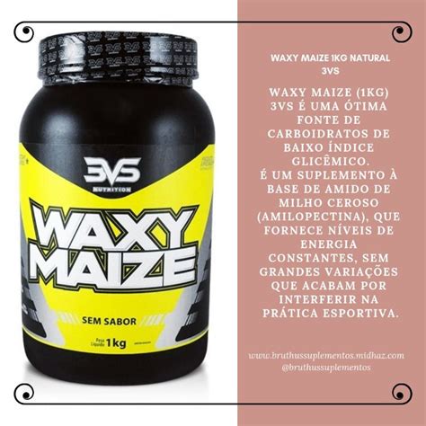 Waxy Maize 1kg Natural Carboidratos Fontes De Carboidratos Índice
