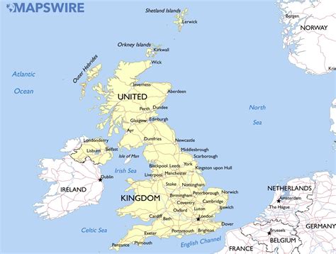 Free Maps Of The United Kingdom