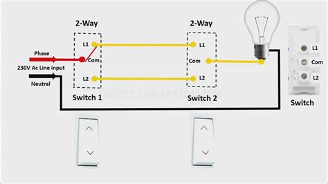 2 Way Light Wiring Diagram Uk