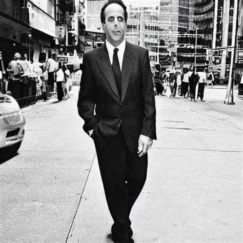 Jerry Seinfeld Wearing A Blazer Designed By Issey Stable Diffusion