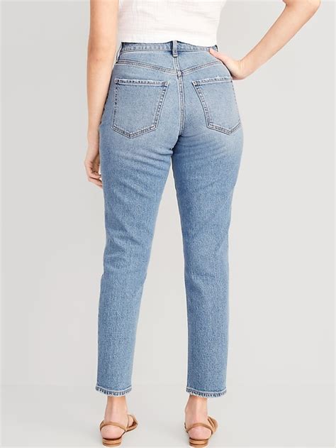Curvy High Waisted Og Straight Ankle Jeans For Women Old Navy