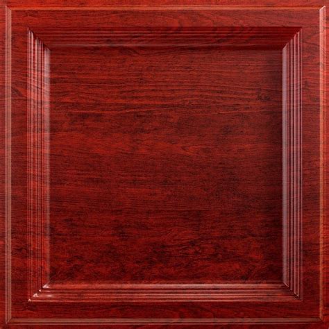 Clearance Classic Coffer African Cherry Ceiling Tile Mirroflex