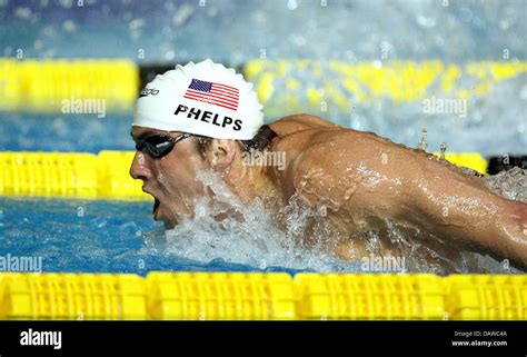 us swimmer michael phelps pictured during the men s 200m butterfly heats of the 122th fina