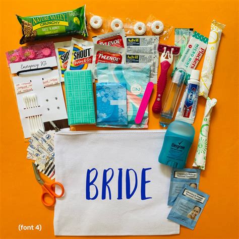Medium White Bridal Emergency Kit Custom Kit Bride Etsy