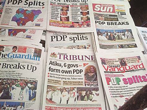 Nigerian Press ‘fourth Estate Of The Realm Or Fourth Estate Of The