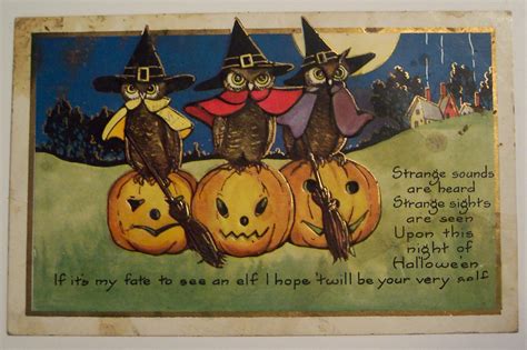 Vintage Halloween Postcard Whitney Postcard Dave Flickr