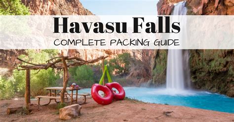 Complete Havasu Falls Packing List Wandering Wheatleys