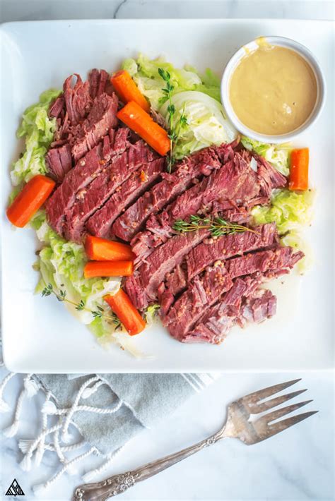 Patrick's day, especially if you're irish like my husband. Instant Pot Corned Beef - Soo Tender + Ready in 2 Hrs!