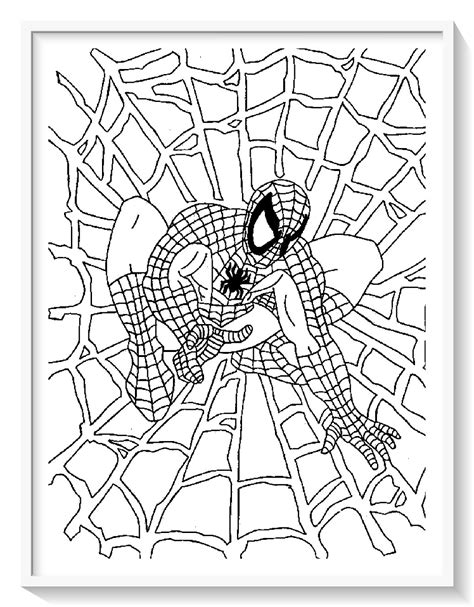 Facil Spiderman Para Colorear Para Ninos Dibujos Para Colorear Y Pintar