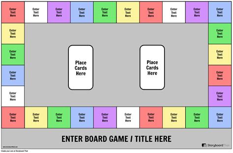 Rectangle Board Game Storyboard By Poster Templates