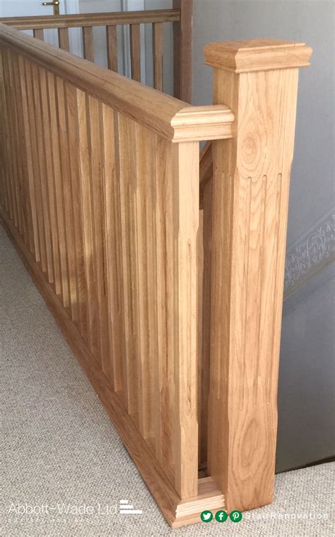 A Chamfered And Fluted Oak Newel And Spindles Style N Stuff In 2019
