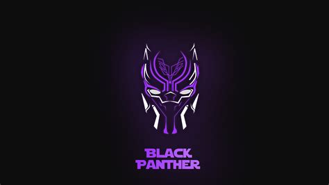 3840x2160 Black Panther Minimal Mask 4k Wallpaper Hd Superheroes 4k