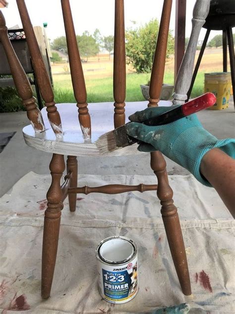 How To Paint Chairs The Easiest Way Painted Wood Chairs Painted