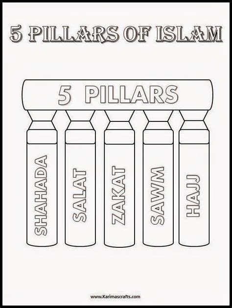 What Are The Five Pillars Of Islam Meaning Lois Murphys Coloring Pages