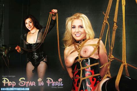 Britney Spears Bondage Boobs Squeezed Celebrity Fakes U The
