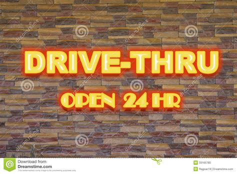 Drive Thru Stock Photo Image Of Travel Retro Colorful 33165780