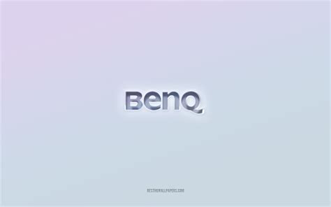 Herunterladen Hintergrundbild Benq Logo Ausgeschnittener 3d Text
