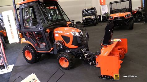 Kubota BX S Tractor With Snow Blower Walkaround YouTube