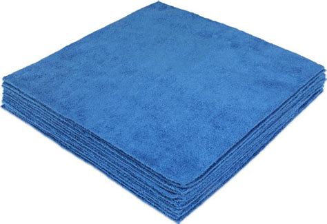 Microfiber Cloth 14x 14 300gsm Standard Blue Eurow Clean Spot