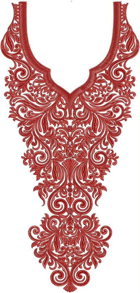 Neck Gala Embroidery Design