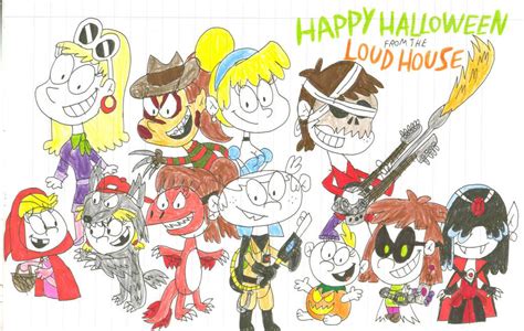 Happy Halloween From The Loud House By Sithvampiremaster27 On Deviantart