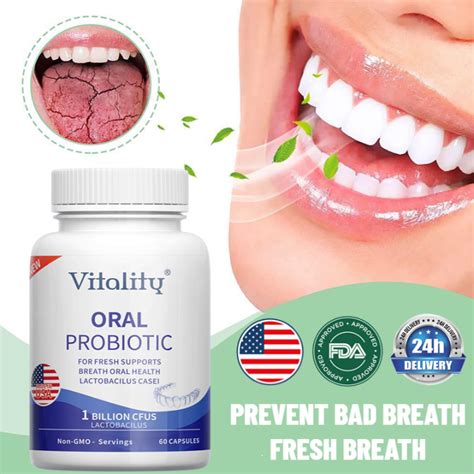 Oral Probiotics Fresh Breath Bad Breath Treatment Supplement Prevent