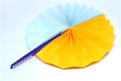 Chinese Paper Fan Craft How To Make A Chinese Fan 14 Steps With