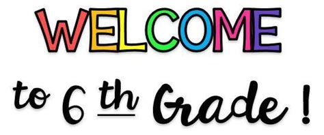 Welcome To 6th Grade Clipart 10 Free Cliparts Download Images On
